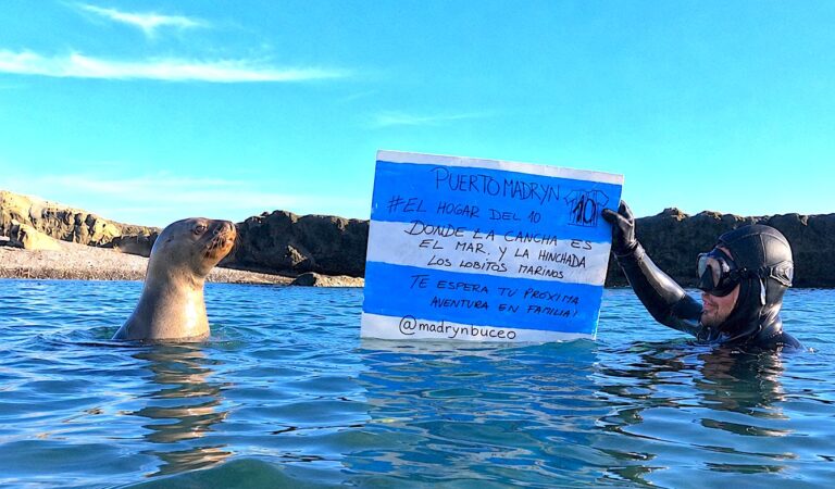 #ELHOGARDEL10: La Campaña con la que Puerto Madryn le respondio a Messi